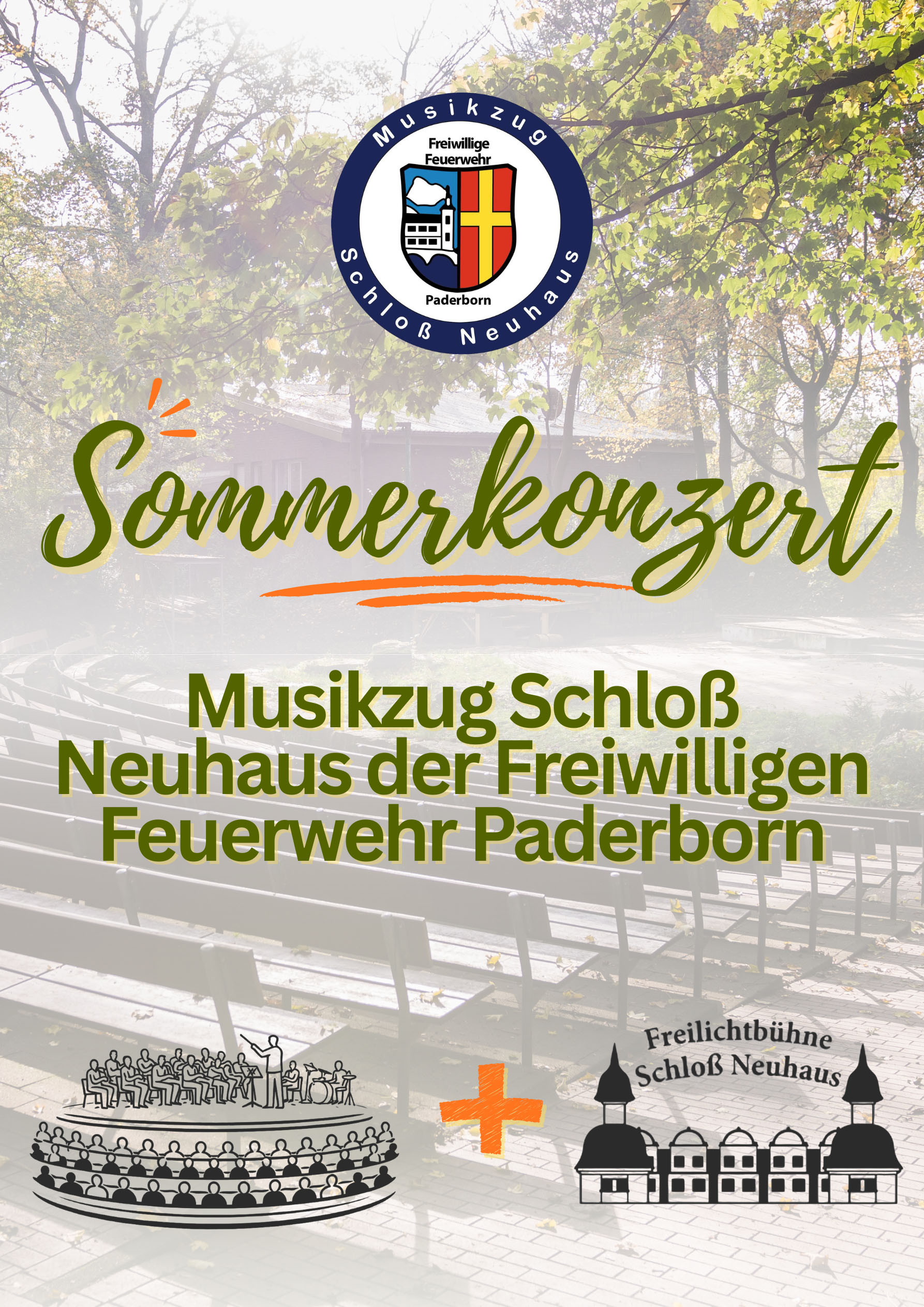 Sommer­konzert des Musikzuges Schloß Neuhaus der FFWPB